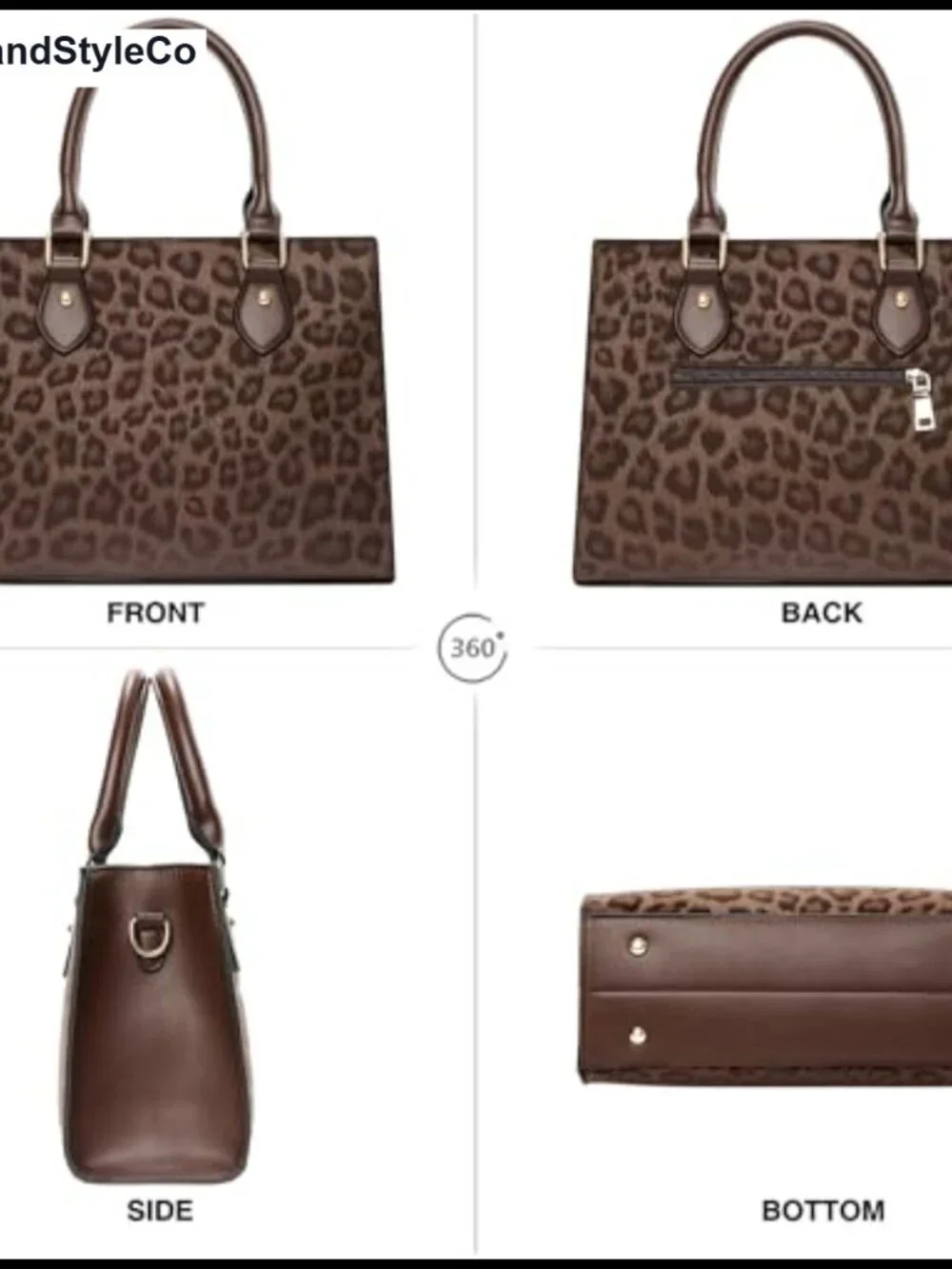 Women's PU Leather Satchel Handbag with Crossbody Strap & Tote Handle,